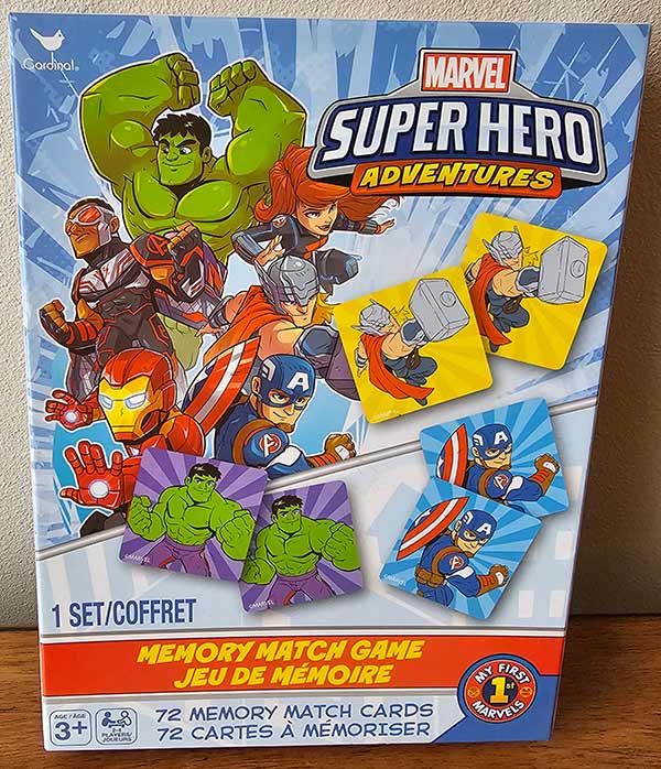 Marvel Super Hero Memory Match Game