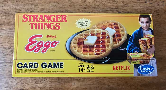 Stranger Things Kellogg's Eggo Playing Game